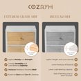 thumbnail image 3 of COZAYH 2-Drawer Farmhouse Bedroom Nightstand w/ Rustic Wood Ring Pattern, White, 3 of 11