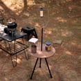 thumbnail image 1 of Jubipavy Table Ronde Pliante d'Extérieur en Aluminium Portable à Hauteur Réglable Table Basse de Camping, 1 of 7