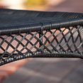 thumbnail image 2 of Ketchum Black Wicker Fan Back Outdoor Club Chairs (Set of 2), 2 of 5