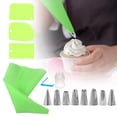 thumbnail image 2 of Classic Kitchen Accessories, 14 Piece Kit Stainless Icing Nozzle Tips Piping Bags Set for Baking Cupcake Cookie Decorating Tools, 2 of 9