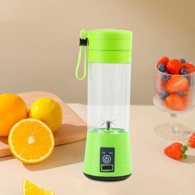 Elodie Portable Blender Personal Fruit Mixer Juicer for Outdoors Travel Home Green