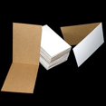 thumbnail image 1 of 350 Cardboard Sleeves Folded Flat Vending 3" x 4.5" Sports Card Folders Mail Shipping Stiffeners Insert, 1 of 4