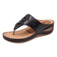 thumbnail image 2 of Qertyioot Sandales Femmes Confortables Mode Femmes Couleur Unie Bout Pincé Sandales Confortables, 2 of 8