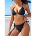 thumbnail image 4 of Charmo Woman Triangle Two Piece Bikini Set Swimsuit Ladies Swimwear, 4 of 6