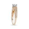 thumbnail image 2 of 1/2ct Vintage Diamond Engagement Ring 14K Rose Gold, 2 of 2