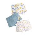 thumbnail image 1 of MIASHUI Boys Comfortable Underwear Cute Cartoon Print Boxer Briefs Underpants 3 Pack,3-4 Years, 1 of 3