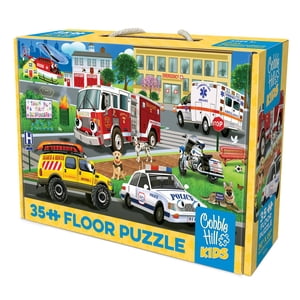 Cobble Hill 35 Puzzle d'étage de pièce - Premiers intervenants - pour les âges 3 et vers le haut pour enfant