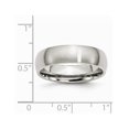 thumbnail image 2 of Mens Chisel 6mm Stainless Steel Comfort Fit Wedding Band Ring, 2 of 6