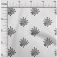 thumbnail image 1 of oneOone Polyester Lycra Fabric Leaves Block Printed Fabric 1 Yard 56 Inch Wide, 1 of 4