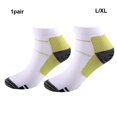 thumbnail image 3 of kurtrusly 1/2/3/5 2 Pcs/ensemble Chaussettes de Compression pour Femmes Performance et Réduction de la Fatigue Soulagement Vert G/TG 1 Pce, 3 of 6
