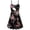 Black, variant on Nursing Dress, Sleeveless Round Neck Camisole Dress for Women, Knee Length Casual Summer Dress, Printed Everyday Dress for Maternity, Breastfeeding, and Everyday Comfort