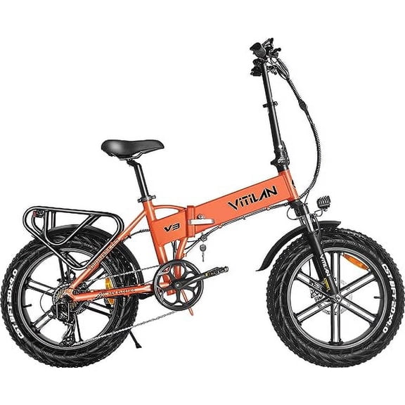 VITILAN V3 2.0 Vélo Électrique pour Adultes 750W Vélo Électrique Pliant 20 Pouces 4.0 Vélos à Pneus Larges Vélo de Montagne Plage Neige 48V 13AH Batterie Amovible Vélo Électrique