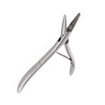 thumbnail image 1 of serony Pince d'Extension de Cheveux en Acier Inoxydable Silver pour Micro Nano Anneau Forme Plate, 1 of 9