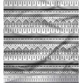 thumbnail image 1 of Soimoi Black polyester Crepe Fabric Aztec Geometric Print Fabric by the Yard 42 Inch Wide, 1 of 3