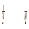thumbnail image 4 of mmirethe Multiple Styles And Colors Wind Chimes For Wide Application Unique Style Wind Chime Pendant vermilion锛坮oundwood锛?2Set, 4 of 6