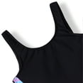 thumbnail image 4 of Kids Girls Summer Bathing Beach Suits One Piece Swimsuit With Spaghetti Strap & Ruffled Hem Casual Wear Spring Swimsuits Clothes 11-12T, 4 of 7