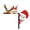 D, variant on Santa Claus Christmas Door Corner Decoration DIY Stitching Home Homes Funny Movie Door Corner Frosted Garland Easter Eggs Decor