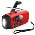 thumbnail image 2 of Solar Hand-cranked Radio Dynamo Upgraded Solar AM/FM/NOAA Weather Forecast Radio LED Flashlight Charging Emergency 2000MAH, 2 of 5