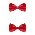 thumbnail image 3 of ZLight Wedding Bow Tie Durable And Tear-resistant Fine Stitching Tuxedo Bow Tie 2Set, 3 of 6