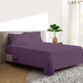 thumbnail image 1 of 600 TC Egyptian Cotton RV King Bed Sheet Set Include's - 15" inch Deep Fitted Sheet | 1 Flat Sheet | 2 Pillowcases | Plum Solid, 1 of 7