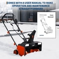 thumbnail image 1 of AKDSteel  20 Inch Electric Snow Blower, Corded 15-Amp Motor with 25 ft Throw Distance, 180 Degree Rotating Chute, Dual LED Lights & Adjustable Handle for Efficient Snow Removal, 1 of 7