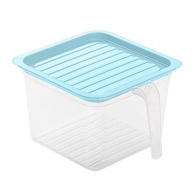 Kcavykas Liquidation Ventes Ménage Réfrigérateur Cuisine Boîte de Rangement Scellée Fruits Aliments Boîte de Conservation Fraîche Contenants Alimentaires Contenants Refermables Contenants Transparents pour Céréales Contenants de Rangement Alimentaires Hermétiques