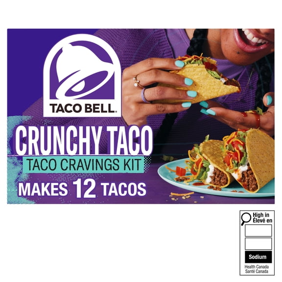 Taco Bell Crunchy Taco Cravings Kit, 260 g Box
