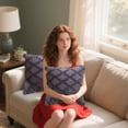 thumbnail image 4 of TACILIP Pillow Covers, Scandinavia-Style Fluff Long Striped Pillowcase Geometric Winter Cushion Cover Sofa Backrest Cover, 4 of 6
