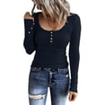 thumbnail image 4 of Chandail Athlétique à Manches Courtes Femme Hauts Coupe Ample pour Femmes T-Shirt Femme Chemises à Manches Longues pour Femmes T-Shirt Extensible pour Femmes T-Shirt Rayé pour Femmes Chemise à Manches Courtes pour Femmes T-Shirts Rayés pour Femmes Manches Courtes, 4 of 4