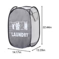 thumbnail image 2 of EGNMCR Organisateurs et Rangement de Garde-Robe, Panier à Linge Sale Pliable Panier à Linge Sale en Maille à Trois Côtés Panier à Linge Sale Respirant Cadre de Rangement pour Linge Sale Panier de Rangement pour Linge Panier à Lessive, 2 of 6