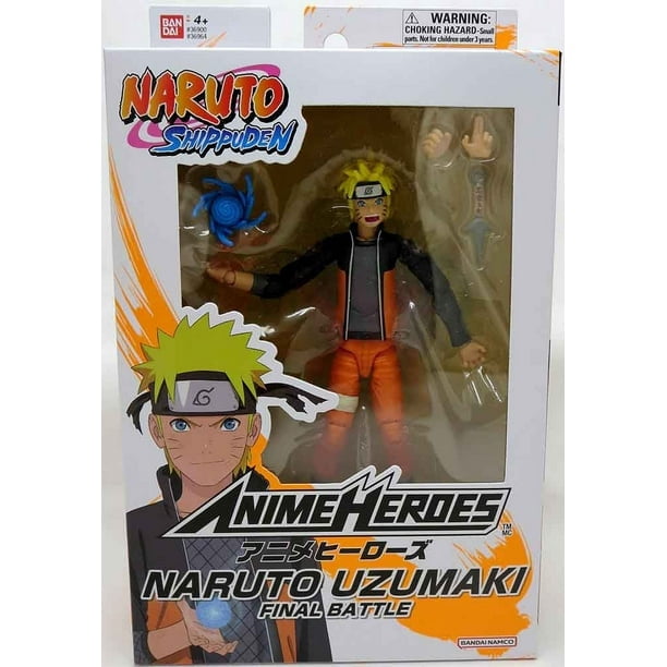 Naruto Shippuden 6 Inch Action Figure Anime Heroes - Naruto Final Battle