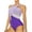 Purple, variant on FcBaudy One Piece Swimsuit Women,Bikini Sets for Women Women's Color Matching One-Shoulder Swimsuit Women Swimsuit