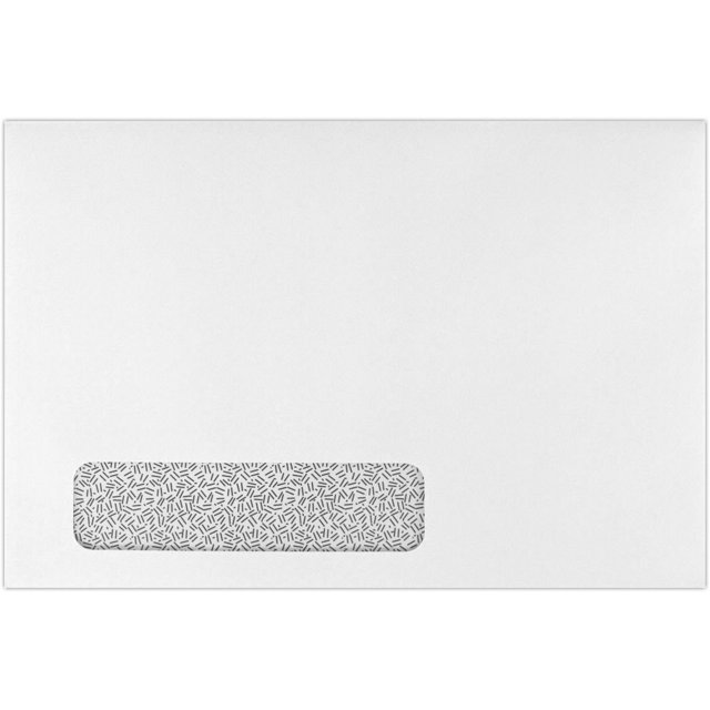 LUXPaper 6 x 9 Booklet Window Envelopes | Security Tint | White | 24lb. Text | 250 Qty