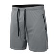 thumbnail image 5 of Men's Running Shorts with Zipper Pockets Gym Athletic Workout 5" Shorts for Men, 5 of 5