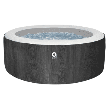 Avenli Spa Gonflable London / Spa à Bulles Extérieur pour 3 Personnes / Chauffage Double 1380 W / Pompe Filtrante 530 Gal/h / Jets d'Air Relaxants Tourbillon / Chauffage Rapide / Commande Numérique / Couvercle Verrouillable