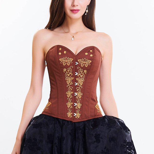 Gaine pour Femmes Contrôle du Ventre Mode pour Dames Rétro en Forme d'Éventail Col en U Taille Ajustée Gaine pour Femmes Entraîneur de Taille pour Tout le Corps en Liquidation
