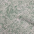 thumbnail image 1 of oneOone Velvet Green Fabric Abstracts Craft Projects Decor Fabric Printed By The Yard 58 Inch Wide, 1 of 4
