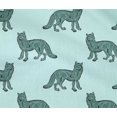 thumbnail image 4 of oneOone Cotton Flex Fabric Fox Block Decor Fabric Printed BTY 40 Inch Wide, 4 of 4