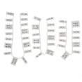 thumbnail image 2 of Piano Keyboard Stickers Removable Design 88 Keys Black Waterproof Reusable Silicone Piano Notes Guide Labels, 2 of 14