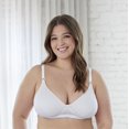 thumbnail image 3 of Bestform 97086248 Striped Wireless Cotton Bra with Lightly-Lined Cups, 3 of 7