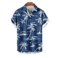 thumbnail image 1 of Styesk T-Shirts pour Hommes Col Décontracté Imprimé Manches Courtes Cardigan Mode avec Poche, 1 of 4