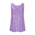 thumbnail image 3 of Plebaso Débardeurs à Paillettes Sans Manches pour Femmes, Mode Fête Clubwear, 3 of 6