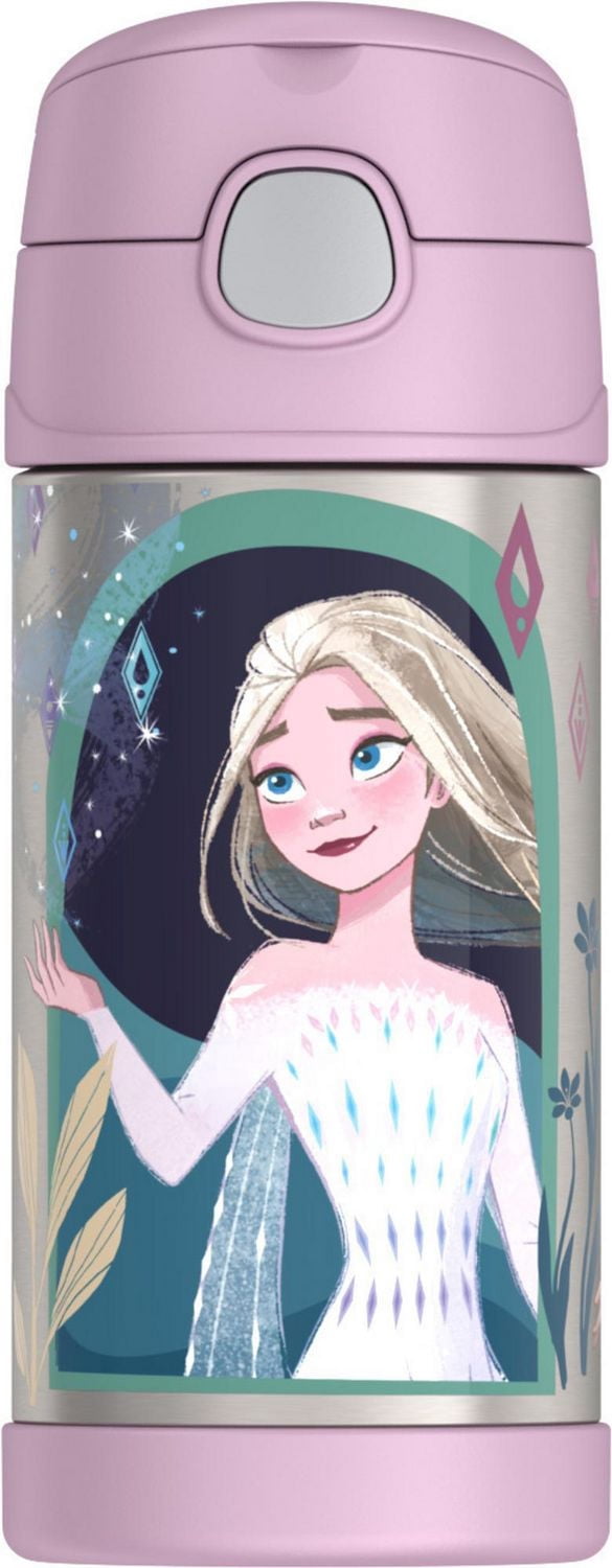 Bouteille isolée à pression de 12 Oz avec paille Funtainer de Thermos, Frozen