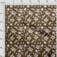 thumbnail image 2 of oneOone Rayon Brown Fabric Florals Sewing Material Print Fabric By The Yard 56 Inch Wide, 2 of 4
