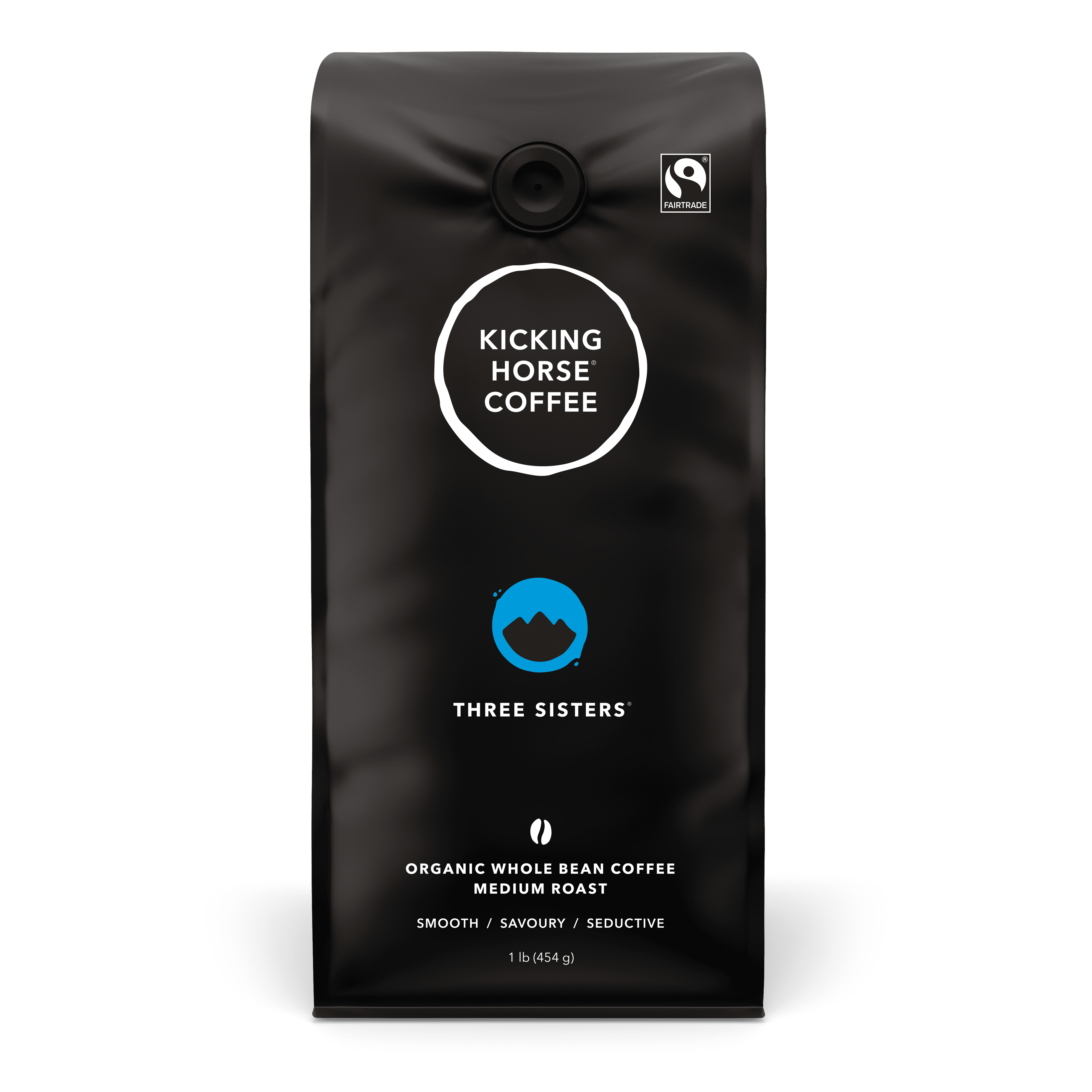 Kicking Horse Coffee - Three Sisters - Medium Roast - 454g Whole Bean