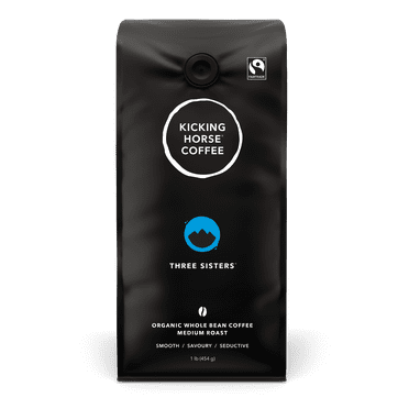 Kicking Horse Coffee - Three Sisters - Medium Roast - 454g Whole Bean