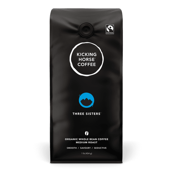 Kicking Horse Coffee - Three Sisters - Medium Roast - 454g Whole Bean