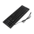 thumbnail image 1 of USB Wired Keyboard, Ergonomic Mechanical Keyboard 87 Keys Foldable Foot Support  for Computer, 1 of 7