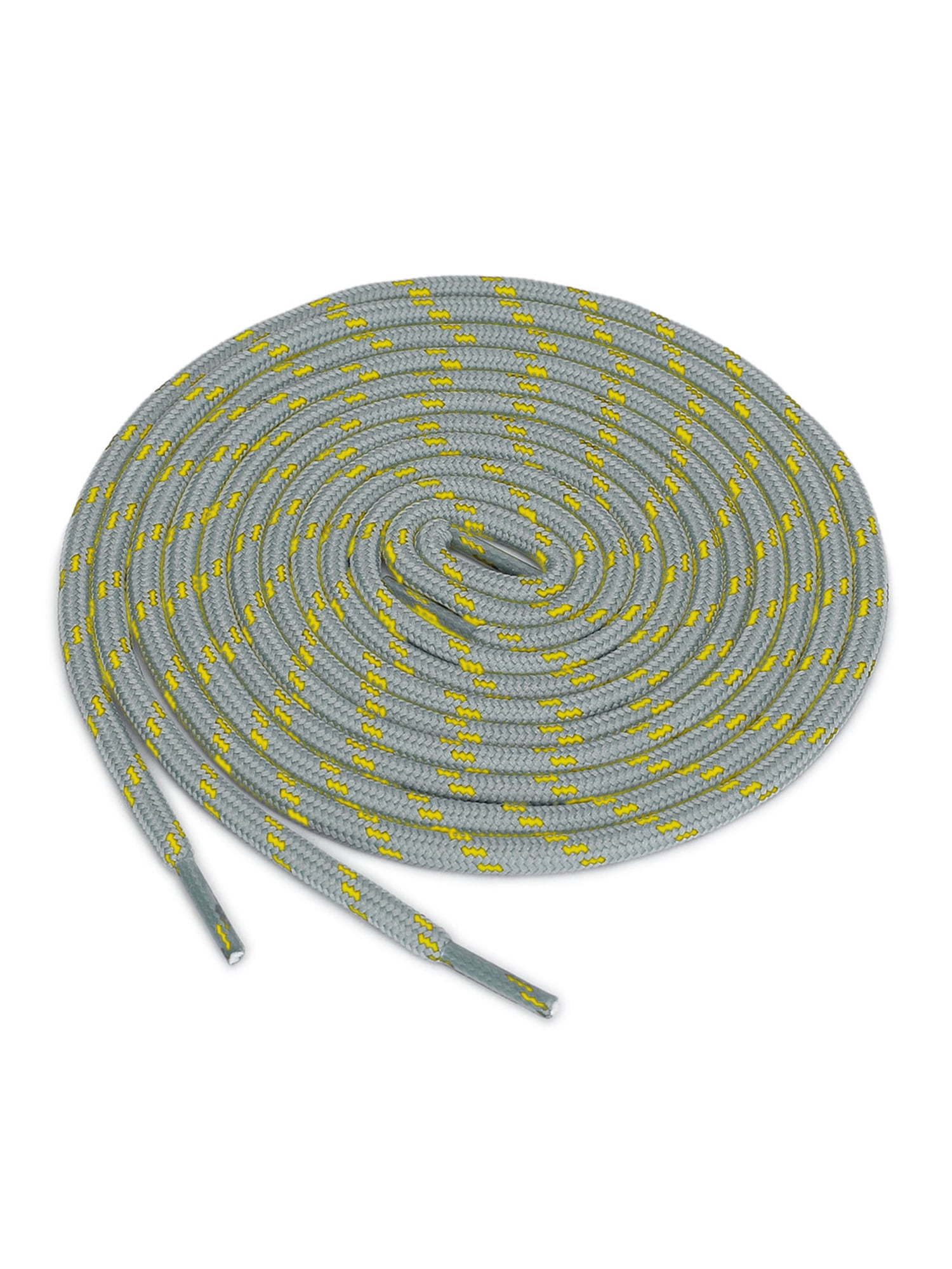 INSPIRE CHIC 3 Paires Lacets Ronds Antidérapants Résistants à l'Usure pour Bottes pour la Randonnée la Marche Chaussures d'Extérieur Gris Pâle Jaune 160cm / 62.99 Pieds