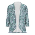 thumbnail image 3 of Pisexur Womens Jacket Open Front Cardigans Plus Size Jackets Coats Fall Jackets Women's Non Positioning Printed Fashionable Loose Lace Cardigan Top, 3 of 4